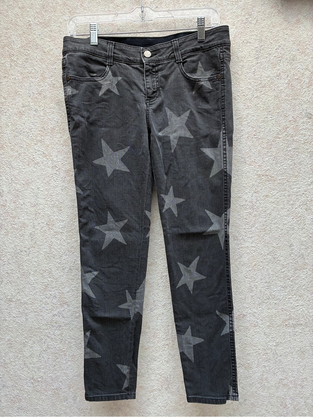 Stella McCartney Women’s Black Star-Print Jeans